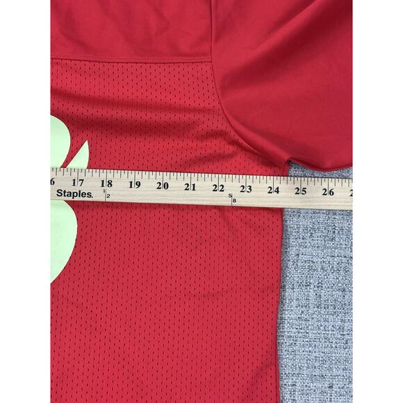 Nike SB Shirt Mens XL Red Dri-FIT Mesh Jersey 18 Skate AJ2249-688 FLORF 2018 - Picture 5 of 14